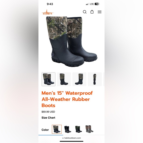 Habit Men's All-Weather Boot - Picture 1 of 4